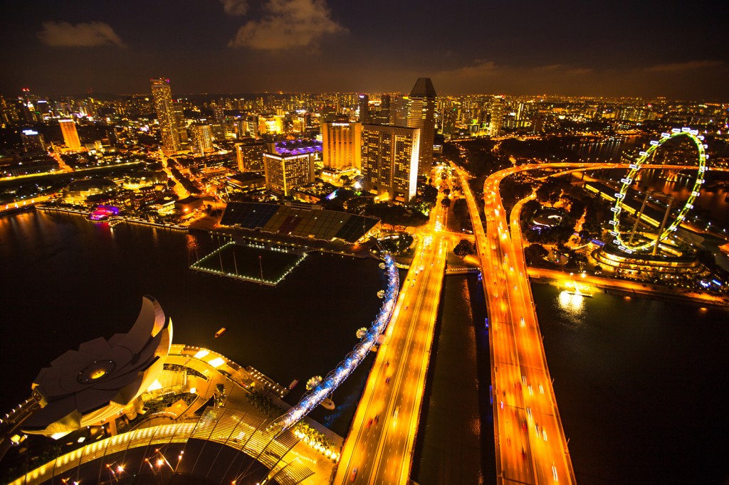 A Fast-Paced Singapore City